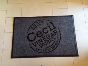 branded logo mats
